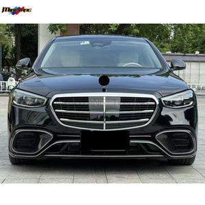 ชุดบอดี้คิทอุปกรณ์เสริมสำหรับ <span class=keywords><strong>Mercedes</strong></span> <span class=keywords><strong>Benz</strong></span> <span class=keywords><strong>S</strong></span> คลาส W223 <span class=keywords><strong>2021</strong></span> + S450อัพเกรดเป็นชุดบอดี้ S65สไตล์ <span class=keywords><strong>AMG</strong></span> - Product Image 3