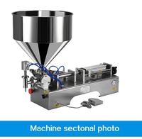 Machine semi-automatique électrique haute précision pour le transfert de boissons, lait, pâtes, liquides, pour canettes, bouteilles, cosmétiques, spiritueux, sauces chili et produits comestibles