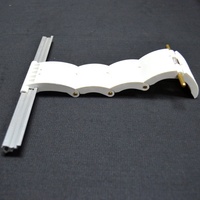 Accessoires pour volets roulants en aluminium, accessoires pour rideaux, élastique à quatre sections anti-poussée