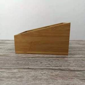 Wooden Desktop Organizer Box Rectangle 15cm High Office Storage Creative Key Holder For <b>Home</b> And Office Use - Product Image 4