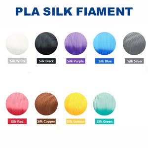 Filament PLA Soie Antinsky 1kg Multicolore 1.75mm Impression Rapide pour Imprimantes 3D Tiges en Plastique Premium pour Créations Artistiques - Product Image 6