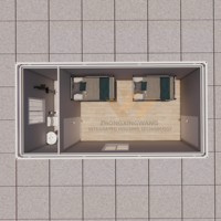 Nouvelle Offre 2026 : Maison Conteneur Modulaire Pliante Z de 20 pieds, Respirante, Préfabriquée, Design Mid-Century Moderne, Idéale pour École ou Atelier Blanc