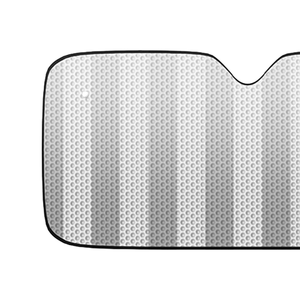 Pare-soleil automatique pliable pour pare-brise de voiture, double couleur argentée, en bulle PE - Product Image 2