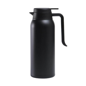 Stainless Steel <b>Thermos</b> Flask Large Capacity Insulated Water <b>Bottle</b> Home Use With Handle Black White Gold Colors - Product Image 5
