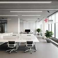 Éclairage linéaire LED à connexion rapide pour bureaux, en aluminium, éclairage commercial, garantie 5 ans, IP20, dimmable, température de couleur 3500K-6000K, 120