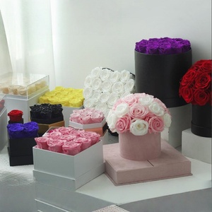 Hoa hồng bất tử, hoa tươi bảo quản tự nhiên, quà tặng Giáng sinh Valentine bán buôn, hộp hoa hồng bảo quản vĩnh cửu - Product Image 6