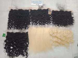 Extensions de cheveux humains vierges de qualité supérieure, tissage avec trame de peau et fermeture en dentelle frontale en provenance du Vietnam ou du Cambodge - Product Image 2