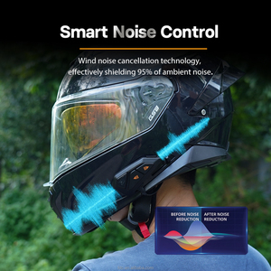FreedConn FG Étanche pour Interphone Bluetooth Intercom de groupe Casque avec partage de <span class=keywords><strong>musique</strong></span> Casque pour motards pour motos - Product Image 4