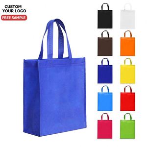 Promotional Custom Laminated pp Tote Non Woven <b>Bag</b> with logo Printing for Shopping - Product Image 2