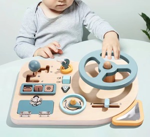 Giocattolo Educativo in Legno Montessori per Bambini 4-6 Anni, Volante Simulatore per l'Apprendimento della Guida - Product Image 6