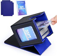 Nouvelle boîte de rangement pour cartes TCG, cartes à collectionner Commander, en cuir PU, peut contenir 100 cartes, portable, écologique, durable, housse de protection