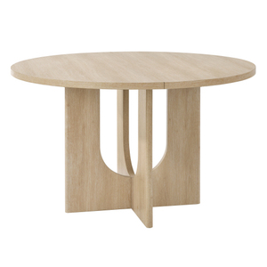 Luxury <b>Round</b> <b>Dining</b> <b>Set</b> with <b>4</b> Chairs Modern 5-Piece <b>Dining</b> <b>Table</b> <b>Set</b> <b>for</b> Hotel and Kitchen Use MDF Beige Eco-Friendly - Product Image 5