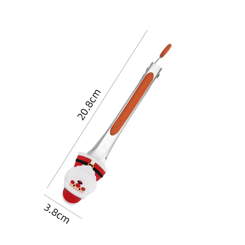 Papá Noel sonriente naranja de 7 pulgadas