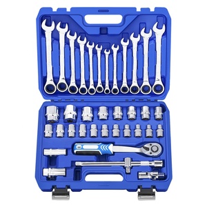 Stock d'usine 78 pièces 72t clé ensemble d'outils clé dynamométrique <span class=keywords><strong>Auto</strong></span> 1/2 "3/8" 1/4 "douille ensemble Kit d'outils - Product Image 3