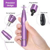 Nouvelle ponceuse à ongles Portable Machine de polissage pour le polissage des ongles en Gel et le dissolvant de peau morte lime à ongles électrique pour Salon de manucure