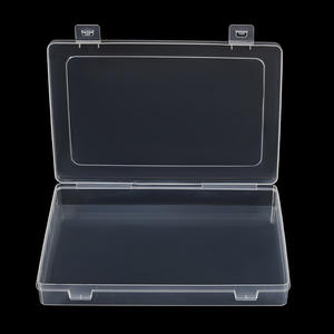 Caja de Almacenamiento de Plástico Transparente Rectangular con Tapa para Joyería, Piezas, Herramientas, Organización 2502, Hecho en Zhejiang - Product Image 2