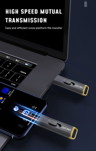 Para OSCOO D8 2100 MB/s USB3.2 Tipo-C <span class=keywords><strong>Flash</strong></span> Drive 512GB 1TB 2TB SSD Pendrive Almacenamiento móvil de plástico para computadora portátil PC Mac - Product Image 3