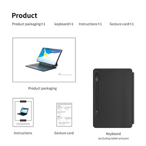 คีย์บอร์ดแม่เหล็กสำหรับ <span class=keywords><strong>Samsung</strong></span> Galaxy Tab <span class=keywords><strong>S7</strong></span> +/<span class=keywords><strong>S7</strong></span> <span class=keywords><strong>FE</strong></span> +/S8 +/S9 +/S9 <span class=keywords><strong>FE</strong></span> +/S10 + 12.4นิ้วพร้อมช่องเสียบปากกาภายนอกความสว่างและแสง - Product Image 5