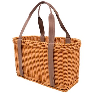Cestino portatile <span class=keywords><strong>in</strong></span> <span class=keywords><strong>vimini</strong></span> intrecciato <span class=keywords><strong>a</strong></span> <span class=keywords><strong>mano</strong></span> contenitore porta frutta da cucina Picnic borsa per la spesa per la casa <span class=keywords><strong>cesti</strong></span> di stoccaggio - Product Image 6