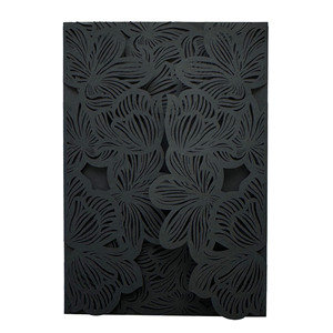 การ์ดเชิญงานหมั้น/งานแต่งงาน/งานรับศีลล้างบาป แบบซองเลเซอร์สีขาวใส ลายฉลุ พร้อมส่ง - Product Image 6