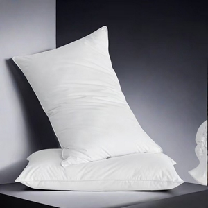 Oreiller de qualité hôtelière 4 étoiles 5 étoiles, insert d'oreiller personnalisé, 100% coton, alternative au duvet, insert d'oreiller doux, oreiller d'hôtel - Product Image 3