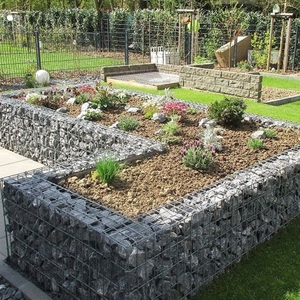 Toàn cầu Vận chuyển nhanh chóng cài đặt gabion Tường Vườn Hàn lưới gabion cảnh quan tường gabion hộp - Product Image 3
