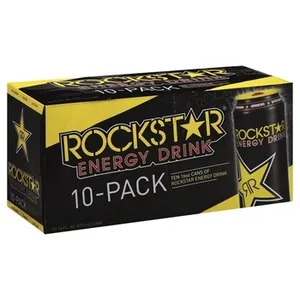Rockstar enerji İçeceği, 10-Pack, kutu (16 oz)