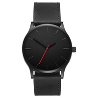 Jam Tangan Kasual Sporty Sederhana Grosir Tanpa Logo Pria Bisnis Dial Besar Santai Quartz Frosted
