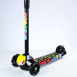 Trottinette pour enfants à 3 roues, hauteur réglable, légère, pour les enfants de 1 à 12 ans, utilisation en extérieur - Product Image 3