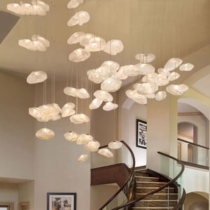 <span class=keywords><strong>Suspension</strong></span> Luminaire Lustre de luxe en cristal LED Éclairage Moderne Verre Escalier Plafond Longue <span class=keywords><strong>Suspension</strong></span> - Product Image 2