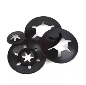 OEM Manufacture 65mn Star Push-on Halte verriegelung Unter leg scheibe Clip Verriegelung klemme Starlock Unter leg scheiben Interne Zahns ch eiben