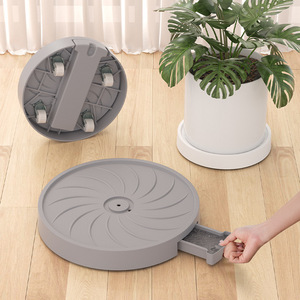Plateau <span class=keywords><strong>à</strong></span> plantes multifonctionnel en plastique <span class=keywords><strong>pour</strong></span> bureau <span class=keywords><strong>à</strong></span> domicile et jardin, avec <span class=keywords><strong>roulettes</strong></span> dissimulées, <span class=keywords><strong>soucoupe</strong></span> <span class=keywords><strong>à</strong></span> <span class=keywords><strong>fleurs</strong></span> en acier durable, moderne et peu encombrant - Product Image 1