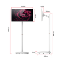 Nuevo portátil Android 15 IPTV LED Televisión 24 pulgadas HD Smart TV Blanco Móvil Tablet TV Pantalla móvil para uso en el hogar y la Oficina