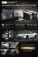 Software de Corte Preciso para PPF de Automóviles MCLOAK, Material TPU Precortado, Plotter para Máquina de Corte de Película PPF