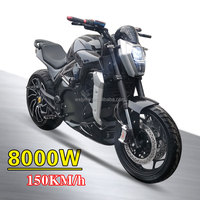 Offre directe d'usine chinoise : Moto électrique Devil 8000w à grande vitesse pour adultes