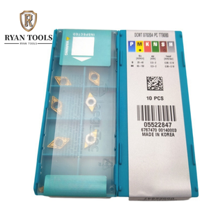 Dcmt11t304 DCMT11T308-PC tt9080 taegutecs Carbide chèn chuyển công cụ CNC cắt chèn máy tiện công cụ - Product Image 3