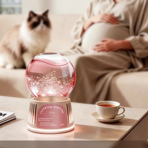 Diffuseur d'arômes pour la maison à conception à gravité inversée, parfum d'intérieur longue durée avec veilleuse chaude - Product Image 1