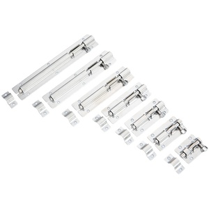 Pestillo de Puerta de Acero Inoxidable, Cerradura Deslizante de Superficie para Puertas de Madera, Ventanas y Gabinetes - Product Image 4