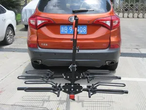 LOVEYOUNG Hot Sale High Quality Steel Bike Rack Stand OEM Platform Hitch Mount Bicycle Carrier Car Rear Bike Rack