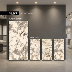 Aeroni Copper 800x1600mm Polished Porcelain Floor And Wall Tiles Copper Marble Design 80x160cm - Product Image 3