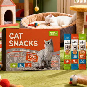 Özelleştirilmiş Paket 15g Tahılsız Kedi Kremalı Bar Tavuk ve Yumurta Sarısı Besleyici Kedi Yaş Maması Fabrika Toptan Satışları - Product Image 6