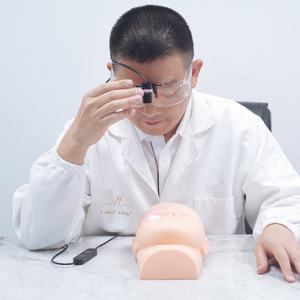 Lámpara UV Profesional Pinky Leem para Pestañas, Lámpara UV con Potencia Ajustable, Luz de Curado Rápido, Gafas de Protección UV - Product Image 1