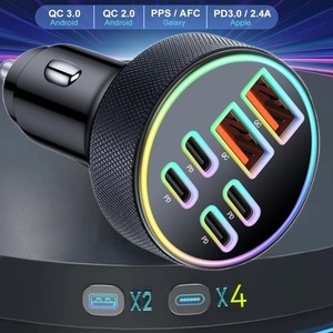 ที่ชาร์จในรถยนต์ 30W ชาร์จเร็ว พอร์ต USB Type C QC PD สำหรับโทรศัพท์มือถือ ใช้ในรถยนต์ - Product Image 2