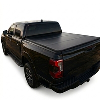 Couverture de benne pliante en aluminium robuste pour Ford Ranger, couverture de benne de camion étanche et rigide