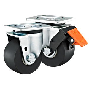 Rodízio Super Pesado Tipo A de 3, 4 e 5 Polegadas com Centro de Gravidade Baixo, Roda de Nylon para Carrinhos Industriais - Product Image 5