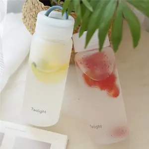 420 ml neues Produkt Borosilikat Trinkwasserflaschen Hersteller persönliches Glas Becher wasserflasche