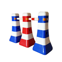 Barrera de plástico personalizada, señal de trabajo en carretera, prueba de señal de carretera, barreras de seguridad de plástico/conos de tráfico de colores
