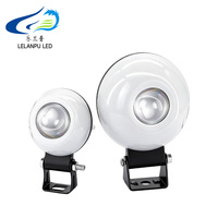 LELANPU Jellyfish - Foco Auxiliar LED para Motocicleta, Mini Faro Antiniebla, Ojos de Ángel RGB, Doble Color, para Motocicleta, Scooter, ATV
