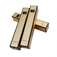 Boîtes personnalisées pour gloss à lèvres, emballage cosmétique fin, impression holographique mate, design naturel pur, boîte tube 5 ml, vente en gros