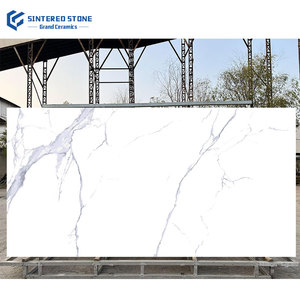 1600X3200mm Naturel Italien <span class=keywords><strong>Blanc</strong></span> Marbre Sol Carrelage Mural Grande Dalle Rock Beam Mat pour Salle À Manger Salon Hall TV Fond - Product Image 1